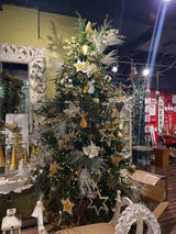 3.5x3.5' Snowflake Hanging Ornament, Hanging Home Decor Accents for Christmas Tr