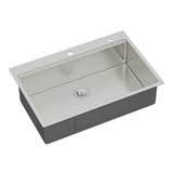 33 Drop In Kitchen Sink - 33 x 22 x 9 Stainless Steel Drop In Sink Ledge