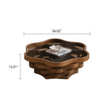 Engineered Wood Coffee Table Walnut Brown