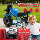 24V300W Kids Ride On XL Electric Toy Muscle Motorcycle,High-Speed Hub Motor,14''
