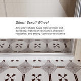 60.in W x 72.in H Single Sliding Shower Door