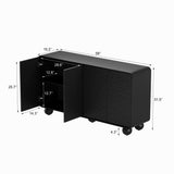 59'' Sideboard Buffet Cabinet with Storage, TV Console