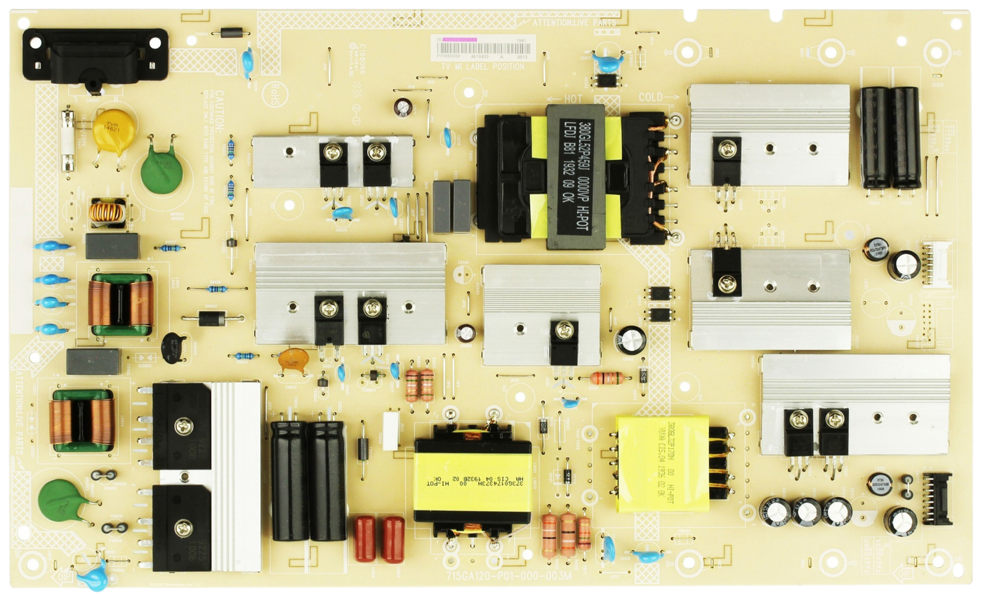 ADTVJ1825AB4 Vizio Power Supply, 715GA120-P01-000-003M, (X)ADTVJ1825AB4, V705-G1