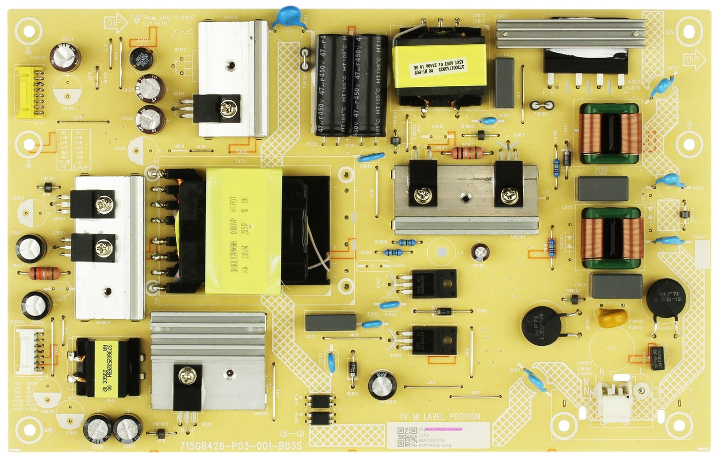 ADTVN5714AAX Vizio Power Supply, (X)ADTVN5714AAX, 715GB426-P03-001-B03S,