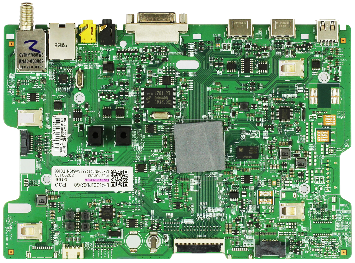 Samsung BN94-12683A Main Board for LH43DCJPLGA GO (Version FA01)