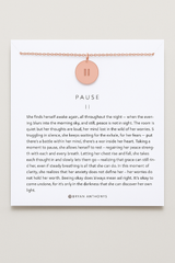 Pause Necklace