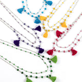 Taj Tassel Necklace
