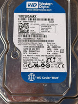 WD Caviar Blue 250GB SATA HDD WD2500AAKX 7200RPM Desktop Hard Drive For Parts