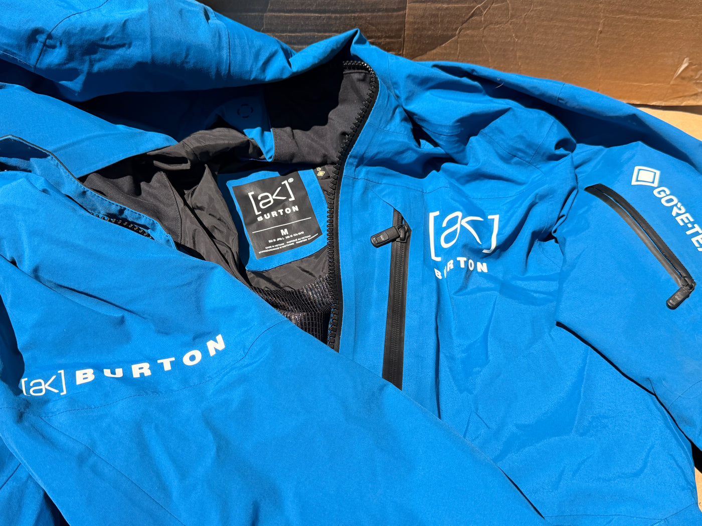Burton AK Cyclic GORE-TEX Snowboard Jacket JK/10002 Blue Teal Size M 2025