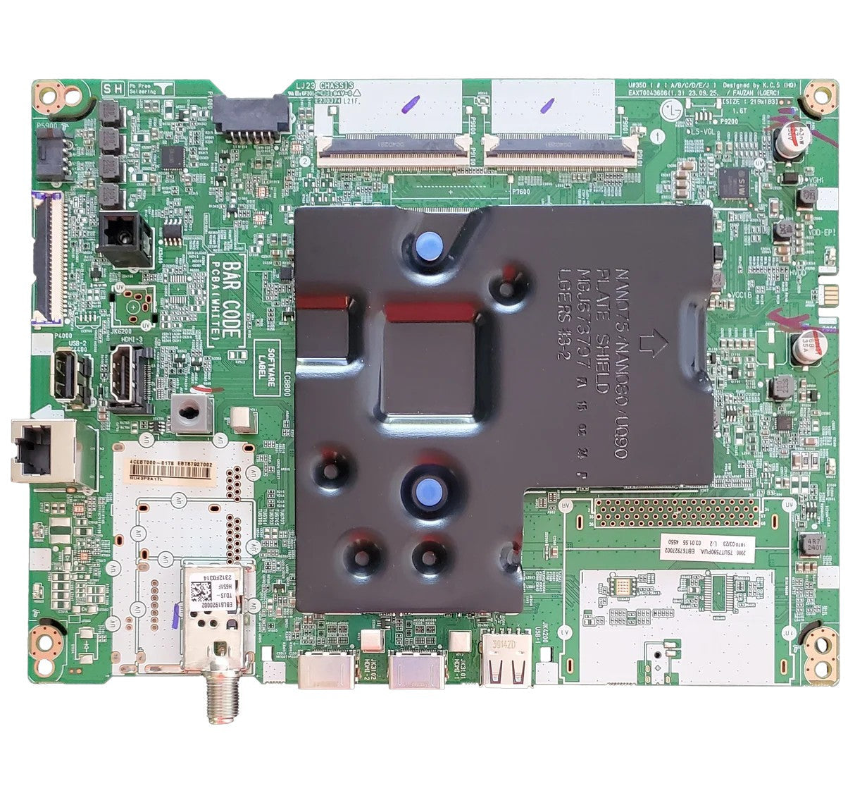 EBT67927002 LG Main Board, EBT67927002, EAX70043606 (1.3), 75UT7590PUA,