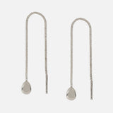 Balanced Sterling Silver Long Earrings