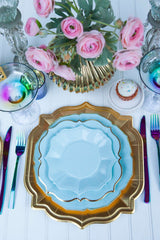 Sky Blue Dinner Plates