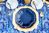 Navy Lunch Plates