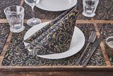 Damask Gold Linen-Napkins Pack of 50