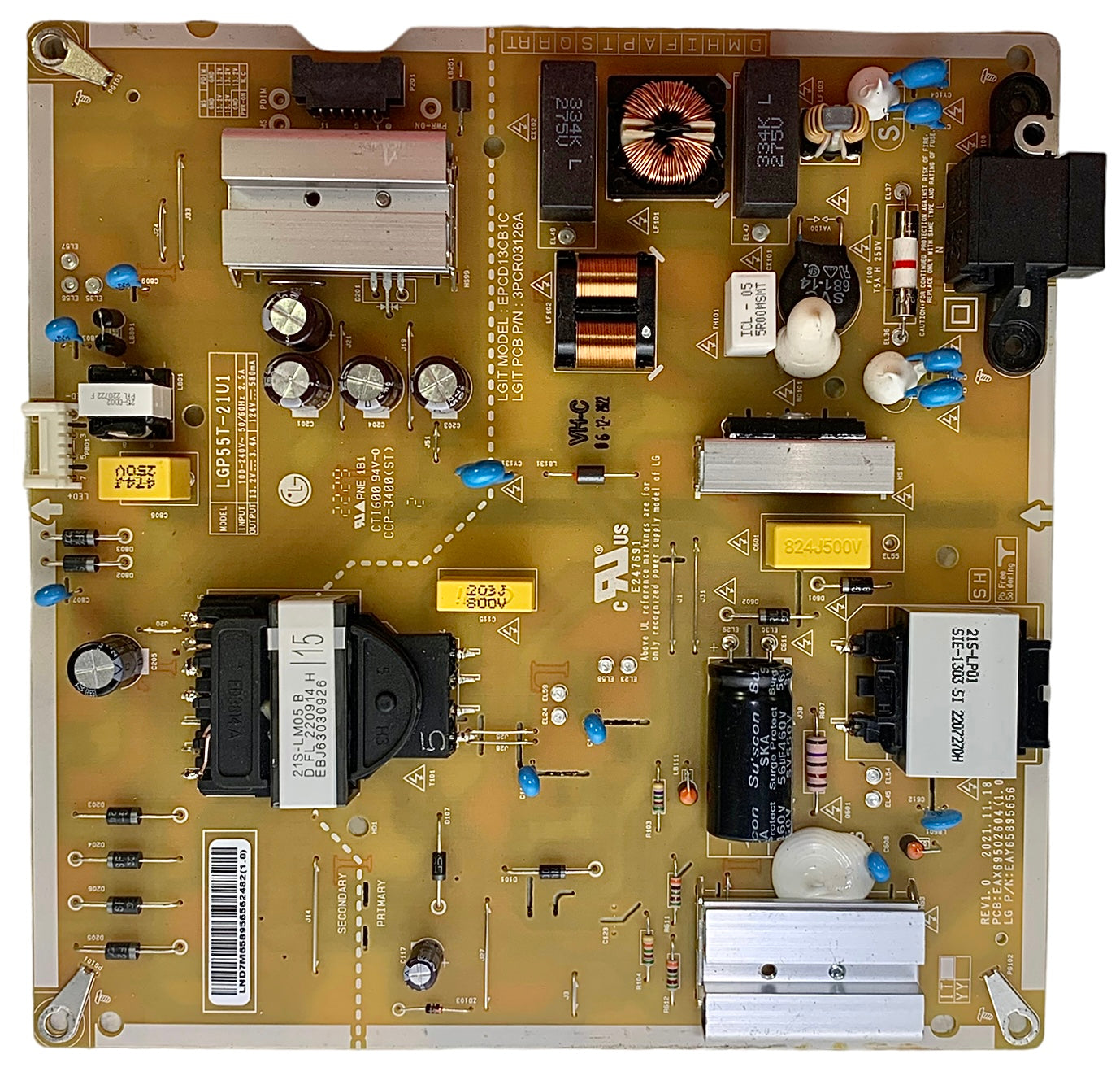 LG EAY65895656 Power Supply LED Driver Board