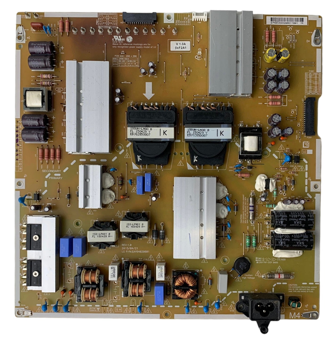 LG EAY64029601 Power Supply LED Driver Board