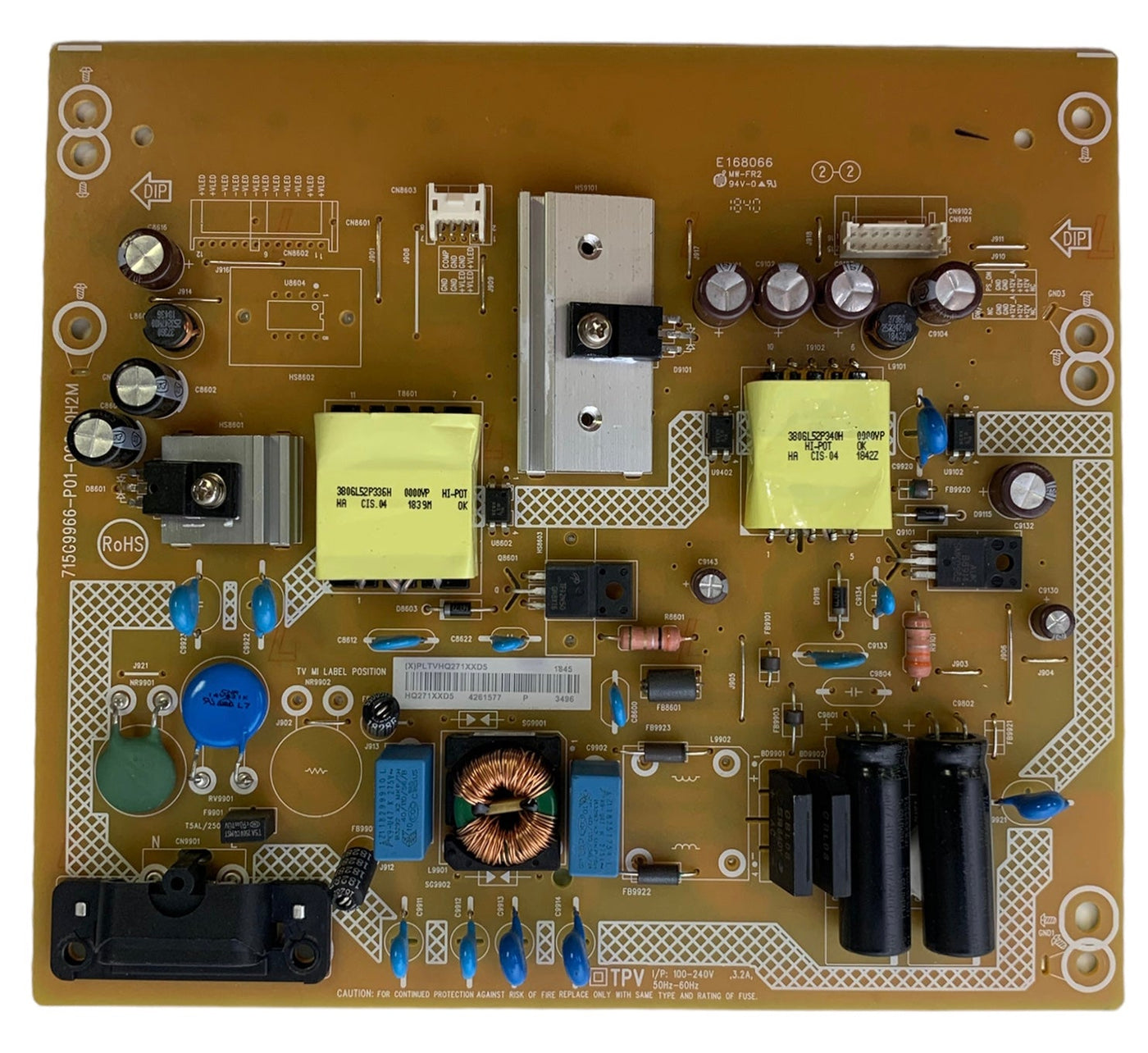 Vizio PLTVHQ271XXD5 Power Supply LED Driver Board