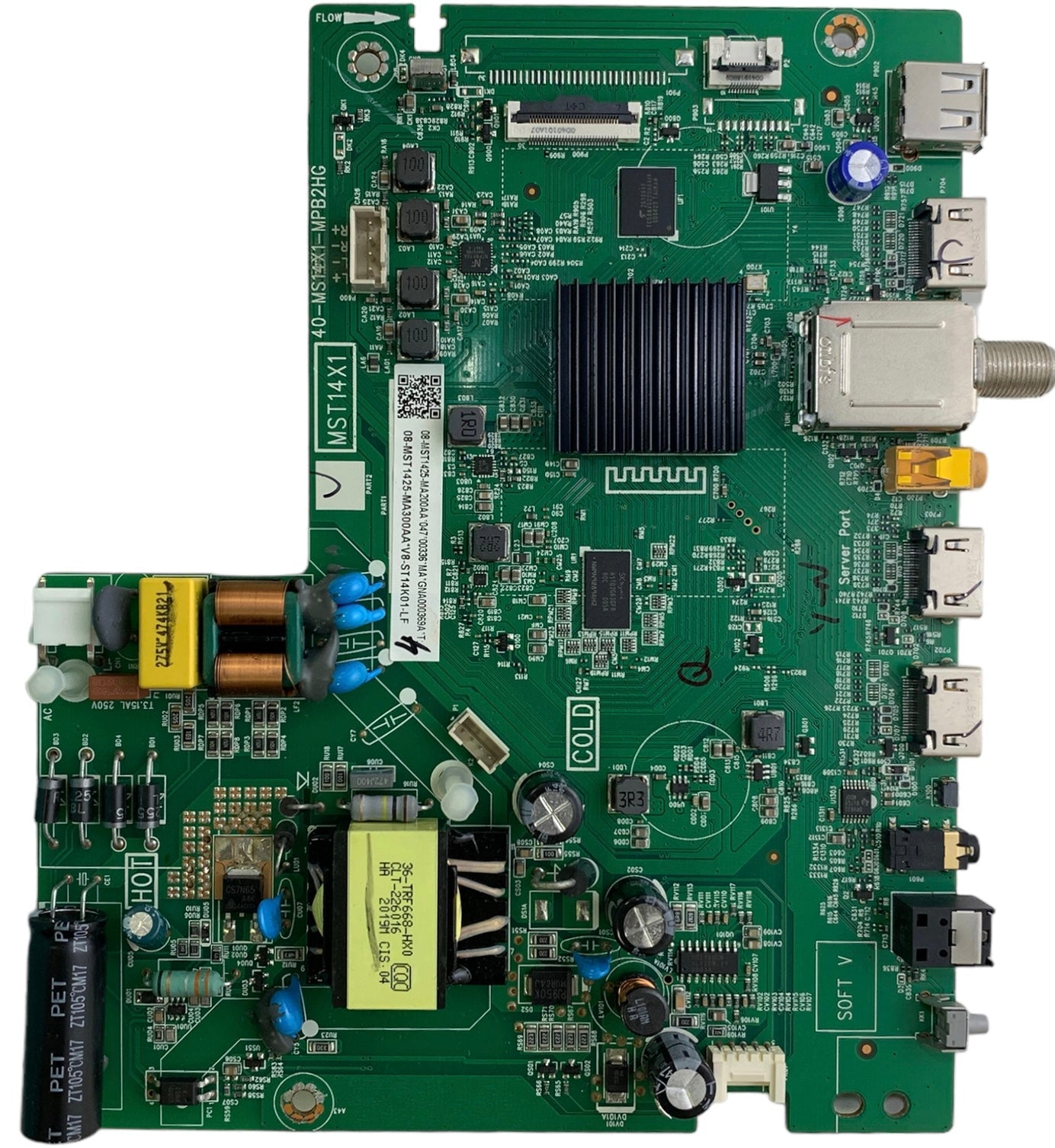 TCL 08-MST1425-MA200AA Main Board Power Supply for 32S331