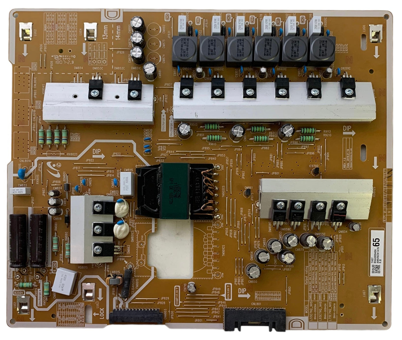 Samsung BN44-00940A Power Supply LED Board