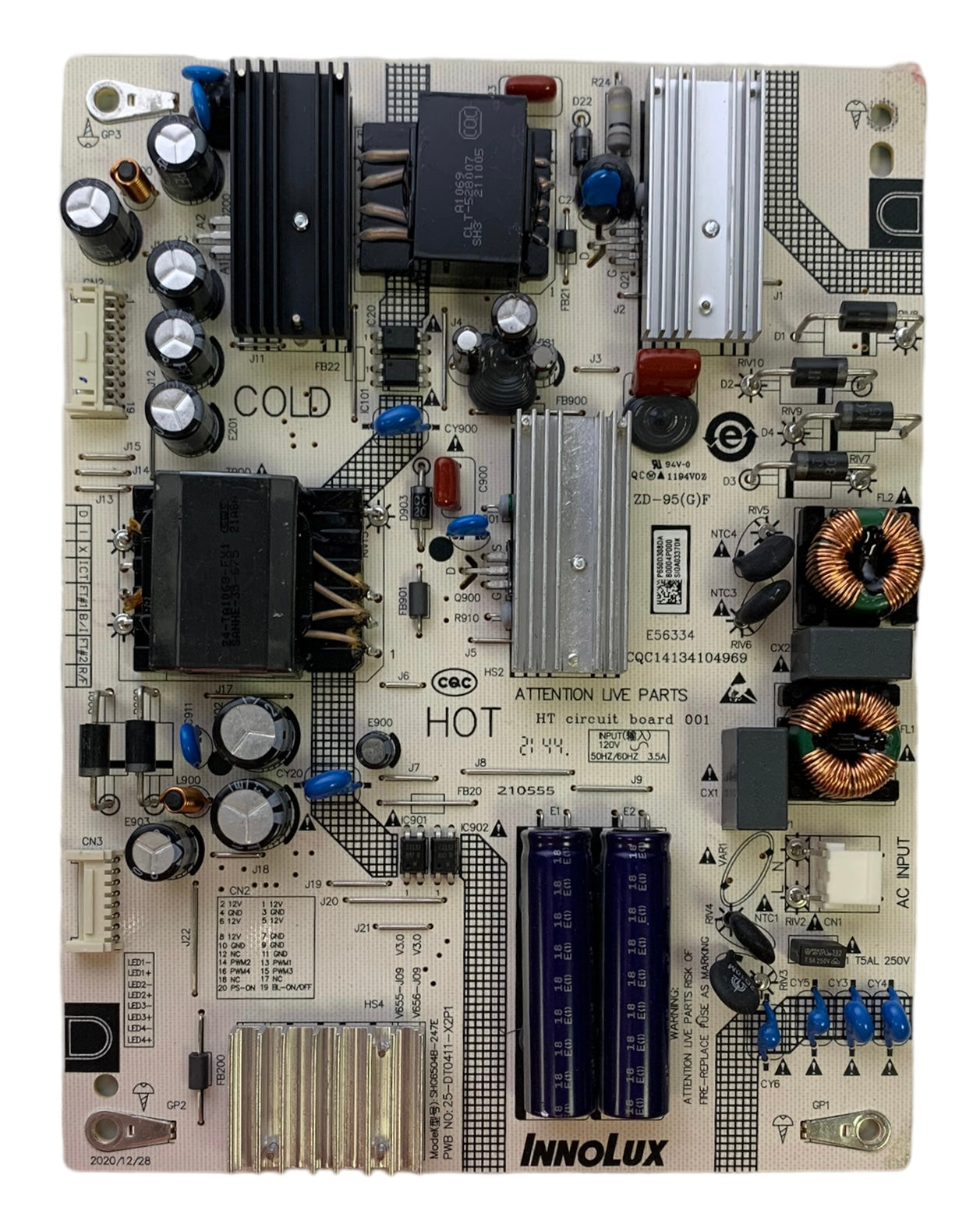 Vizio P650D308DA 6M04B00044000 Power Supply LED Driver