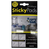 80 Piece Exterior Sticker Pads White