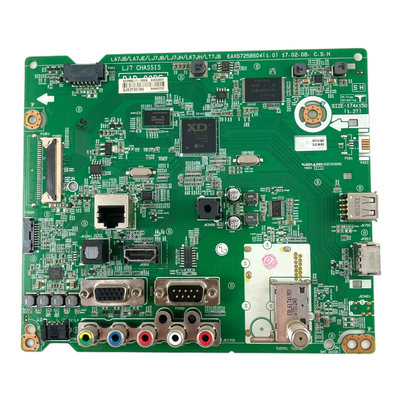 LG EBT64042801 EBT64042802 (EAX67258604(1.0)) Main Board for