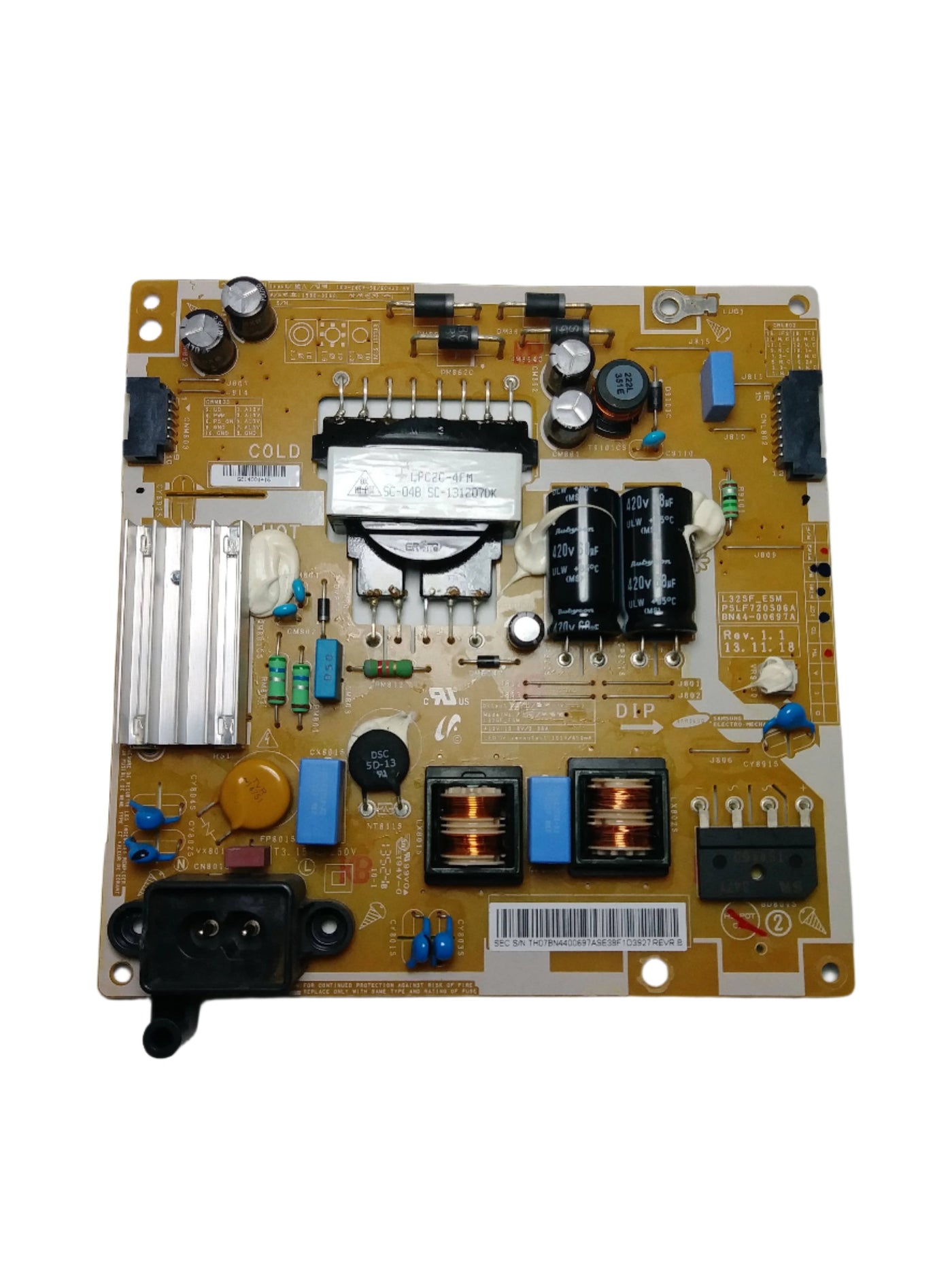 Samsung BN44-00697A Power Supply LED Board for UN32H5500AFXZA