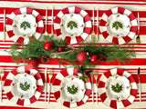 Candy Cane Christmas Party Set, Serves 8, 24 Pieces