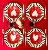 Ruby Love Dessert Plates