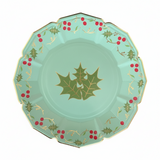 Sage Christmas Dinner Plates