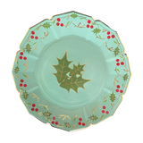 Sage and White Christmas Party Set, Serves 8, 24 Pieces
