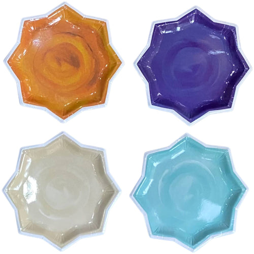 Moroccan Star Dessert Plates