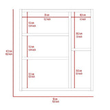Oman Medicine Cabinet - Single Door, 3 Internal + 2 External Shelves, Black