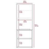 Bathroom Cabinet with Shelves and Single Door, Light Gray