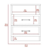 Beijing Coffee Table - One Drawer, Four Legs, Black