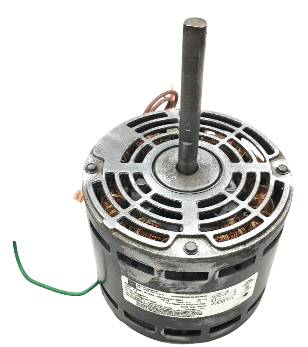 EMERSON K55HXGAY-8059 Blower Motor 1 3HP 115V 1050RPM 4SPD 60Hz 1PH 6.5A