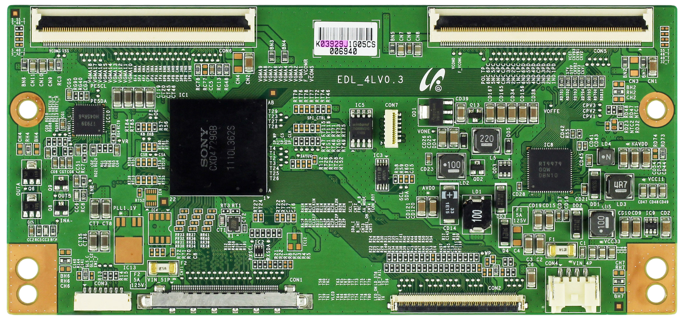 Samsung LJ94-03929J (EDL_4LV0.3) T-Con Board