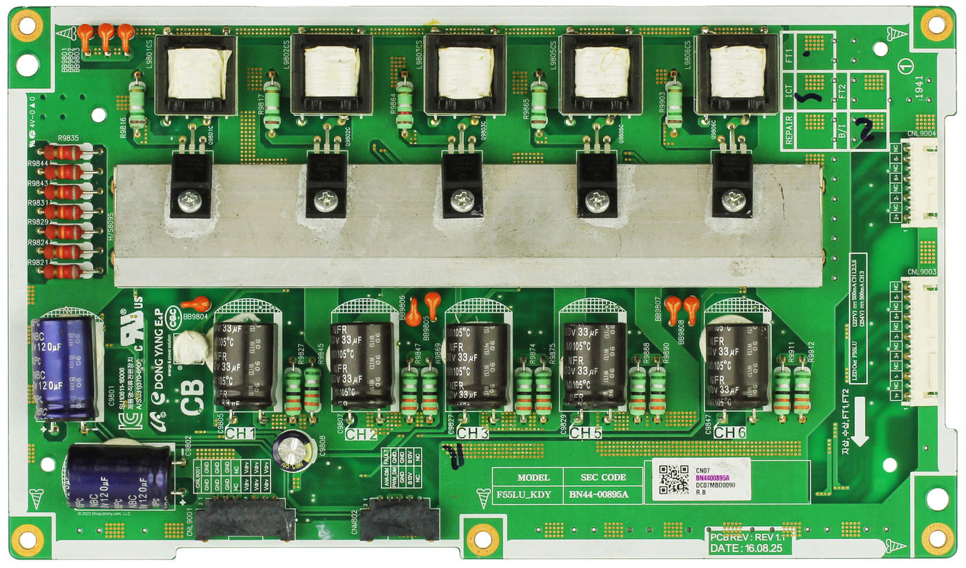 Samsung BN44-00895A VSS LED Driver Board
