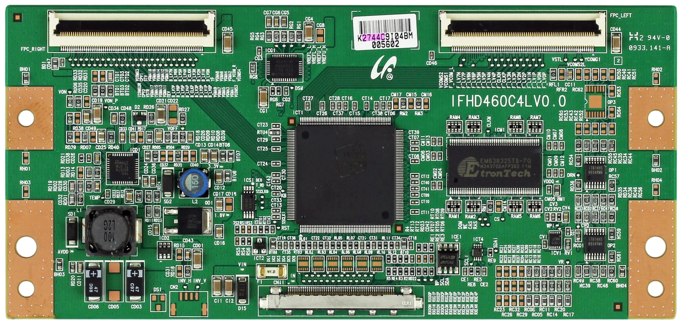 Samsung LJ94-02744C (IFHD460C4LV0.0) T-Con Board