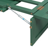Queen Size Murphy Bed with Large Drawers,Green (OLD SKU: LP000678AAF)