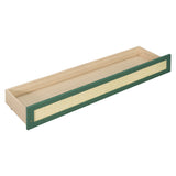 Queen Size Murphy Bed with Large Drawers,Green (OLD SKU: LP000678AAF)