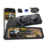 The Legend 2CH Waterproof Mirror DVR with 8-Gang Switch Box