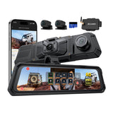 The Legend 3CH Waterproof Mirror DVR with 8-Gang Switch Box