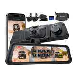 The Legend 4CH Waterproof Mirror DVR with 8-Gang Switch Box