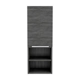 Bathroom Cabinet - Single Door - Four Shelves - Smokey Oak