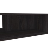 Vassel Coffee Table - Hairpin Legs, Two Shelves, Espresso