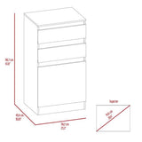 Dresser with Mirror and Jewelry Box - Two Drawers - Dark Walnut