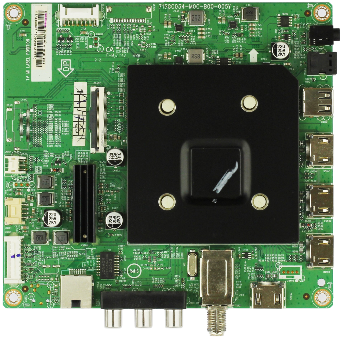 756TXLCB02K068 Insignia Main Board, (G)XLCB02K068010X, 756TXLCB02K068010X,
