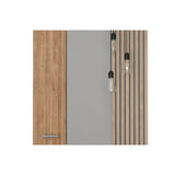 Medicine Cabinet with Four Internal Shelves, Pine Finish