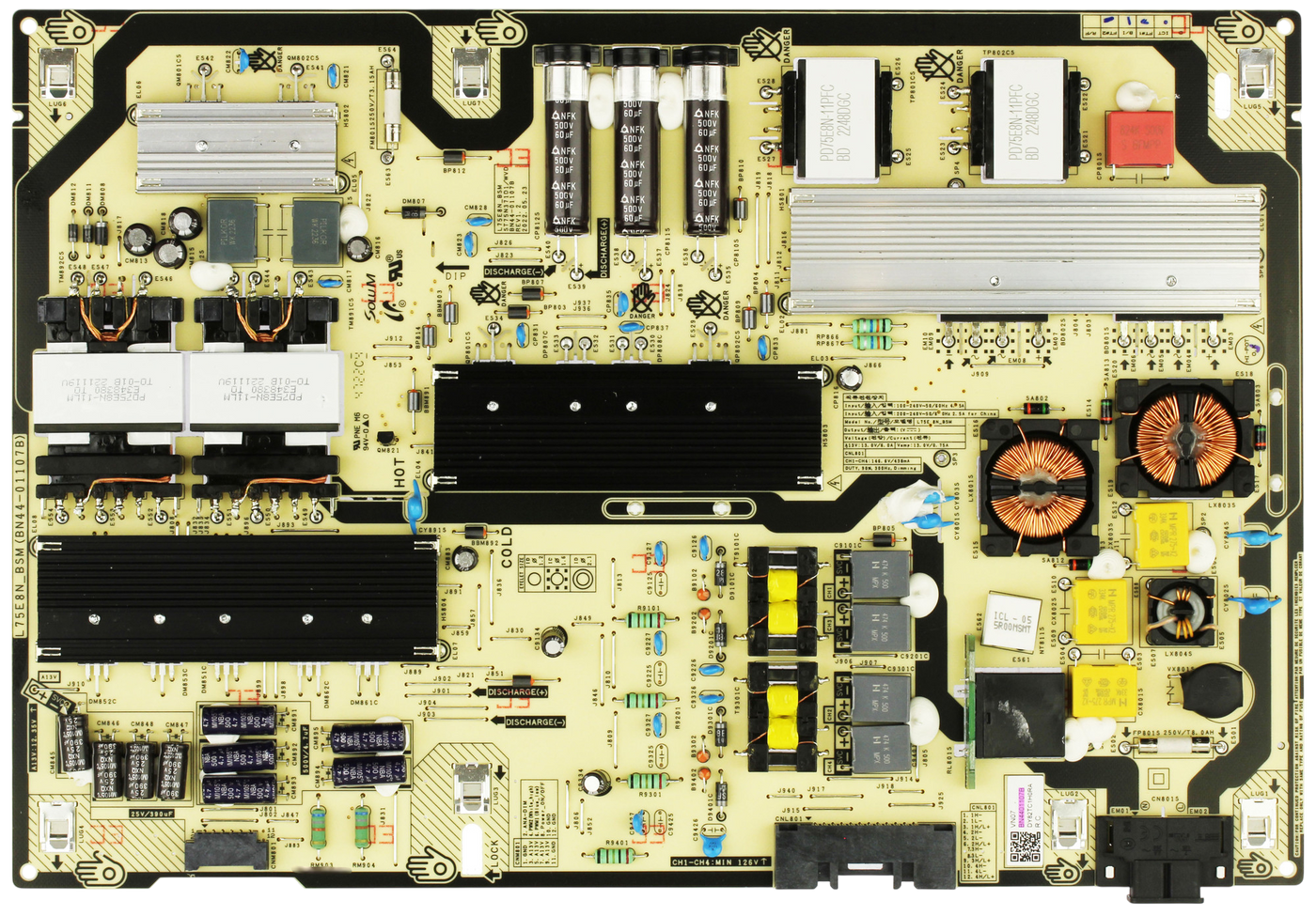Samsung BN44-01107B Power Supply LED Board for QN75Q70CAFXZA